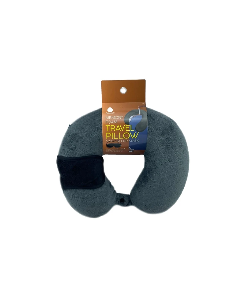 Pursonic Electric Neck & Shoulder Heating Pad and Memory Foam Travel Pillow