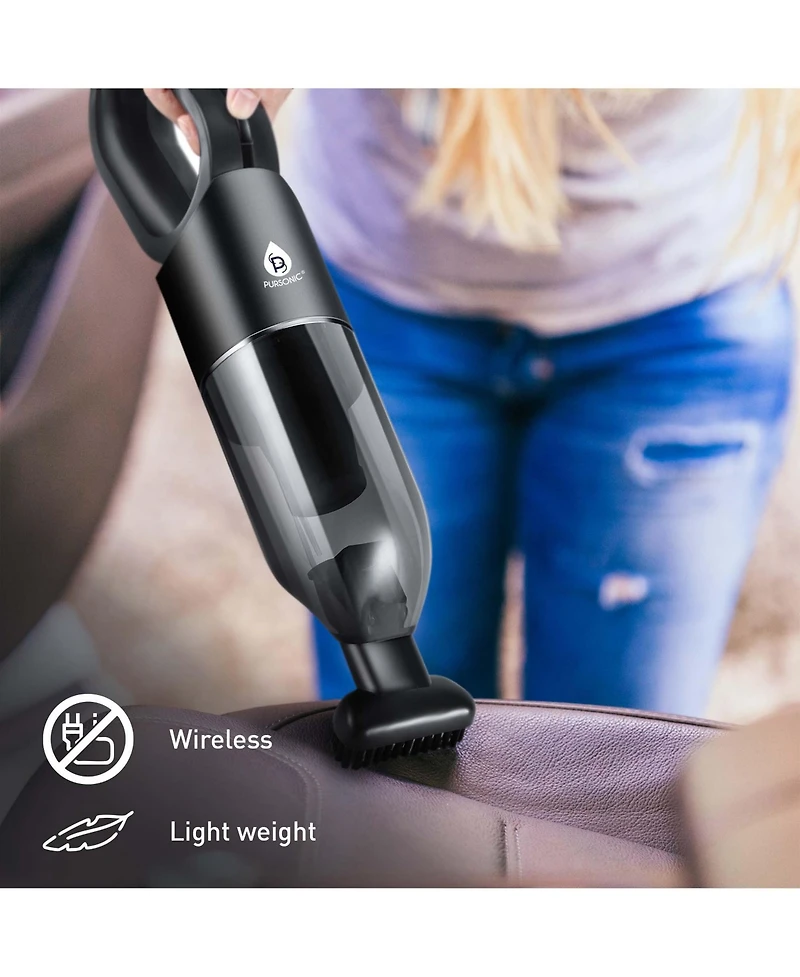 Pursonic Ultimate Cleaning and Multi-Tool Bundle - Cordless Rechargeable Power Scrubber, Handheld Vacuum and 11-in-1 Multifunction Tool
