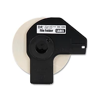 Brother DK12033PK 0.66 inch x 3.4 inch Die-Cut File Folder Labels