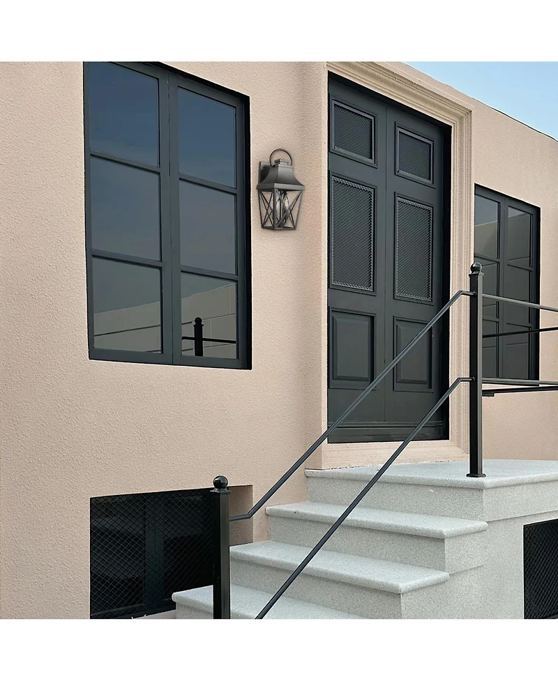 Midola Outdoor Wall Lights, Porch Lights, Waterproof Outdoor Wall Sconce, Exterior Light Fixture Matte with Clear Glass Shade for Garage Patio