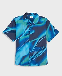 Mode of One Men's Printed Camp Shirt, Macy's Exclusive