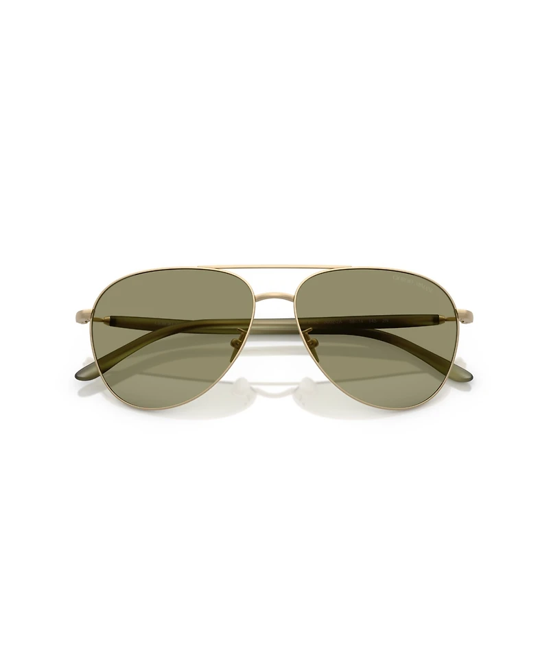 Giorgio Armani Men's Pilot Sunglasses, AR6162