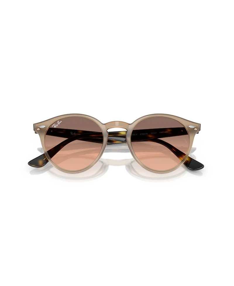 Ray-Ban Unisex Round Sunglasses, RB2180 RB2180F