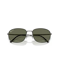 Ray-Ban Unisex Polarized Rectangle Sunglasses, RB3754