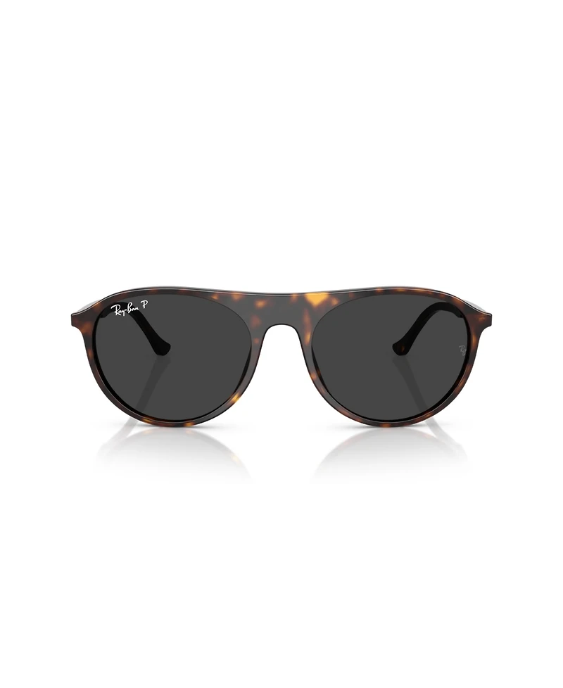 Ray-Ban Unisex Polarized Square Sunglasses, RB2215