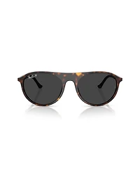 Ray-Ban Unisex Polarized Square Sunglasses, RB2215
