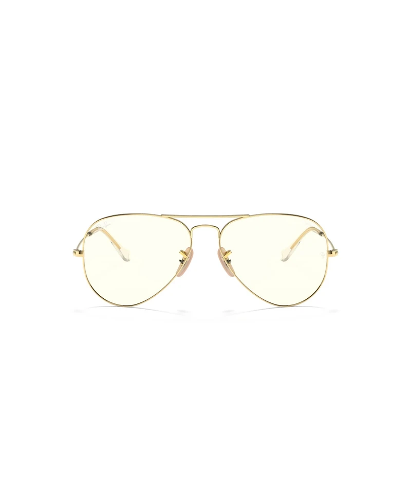 Ray-Ban Unisex Aviator Clear Evolve Photochromic Pilot Sunglasses, RB3025