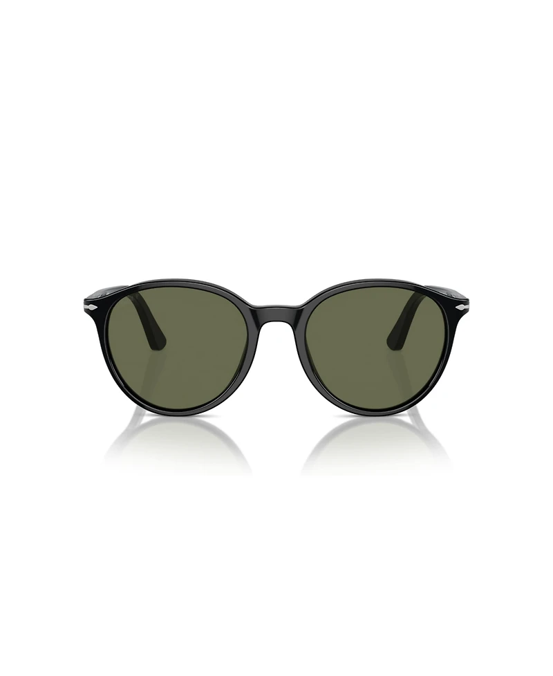 Persol Unisex Polarized Round Sunglasses, PO3350S