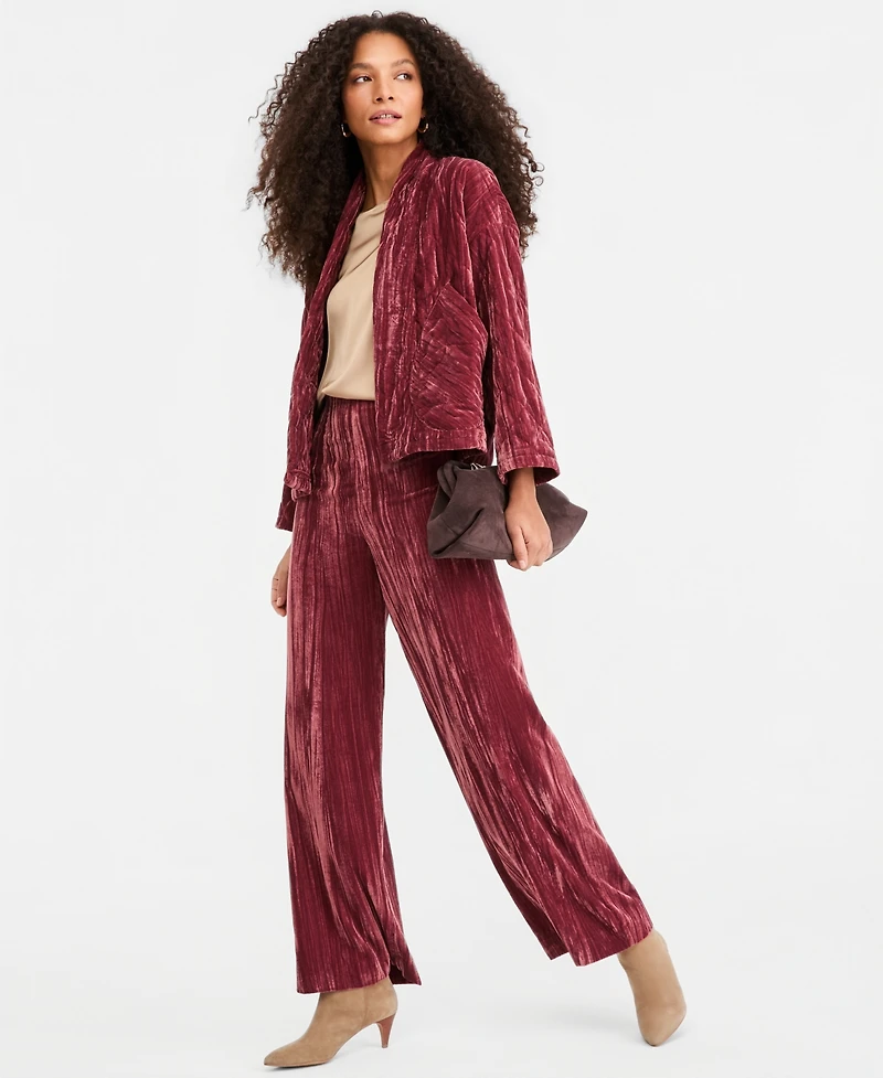 Emme Marella Emmeccesso Quilted Velvet Jacket