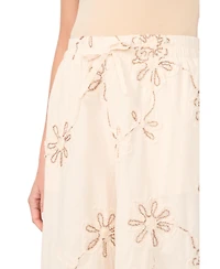 Vince Camuto Women's Angled-Hem Elastic-Waist Pants