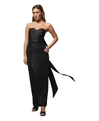 Coast Women's Sequin Bandeau Column Dress
