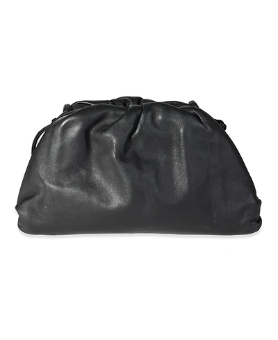 Pre-Owned Bottega Veneta Black Calfskin Mini Pouch Bag