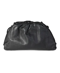 Pre-Owned Bottega Veneta Black Calfskin Mini Pouch Bag