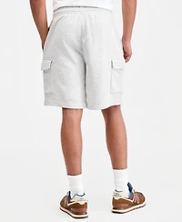 Sun + Stone Men's Heathered Utility Terry Shorts, Macy's Exclusive