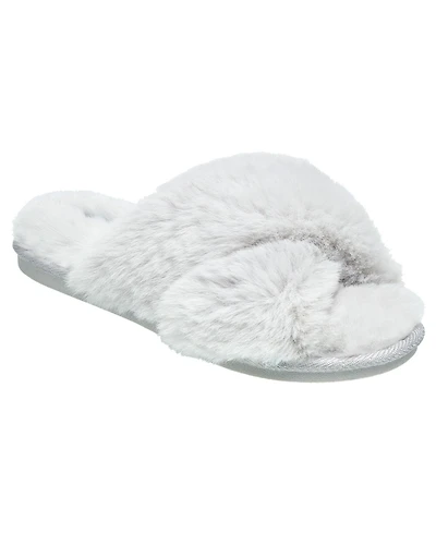 Nine West Women's X-Band Faux Fur Slippers