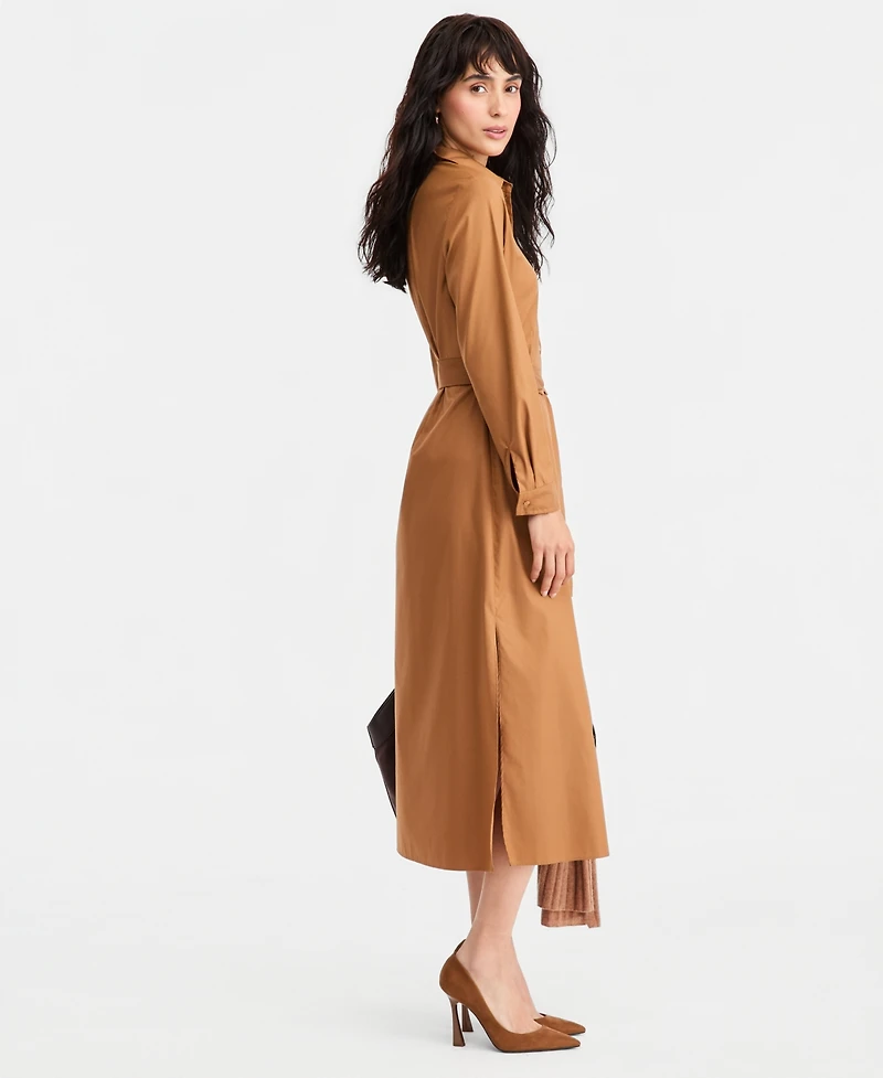 Emme Marella Women's Emmdischi Long-Sleeve Midi Collared Dress