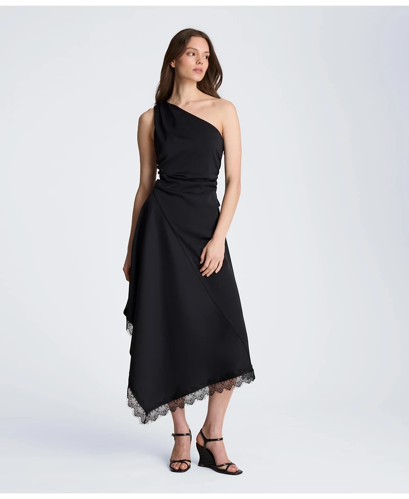 Kenneth Cole Women's One Shoulder Asymmetrical Dress
