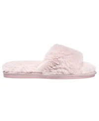 Nine West Women's Faux Fur Slippers Blush