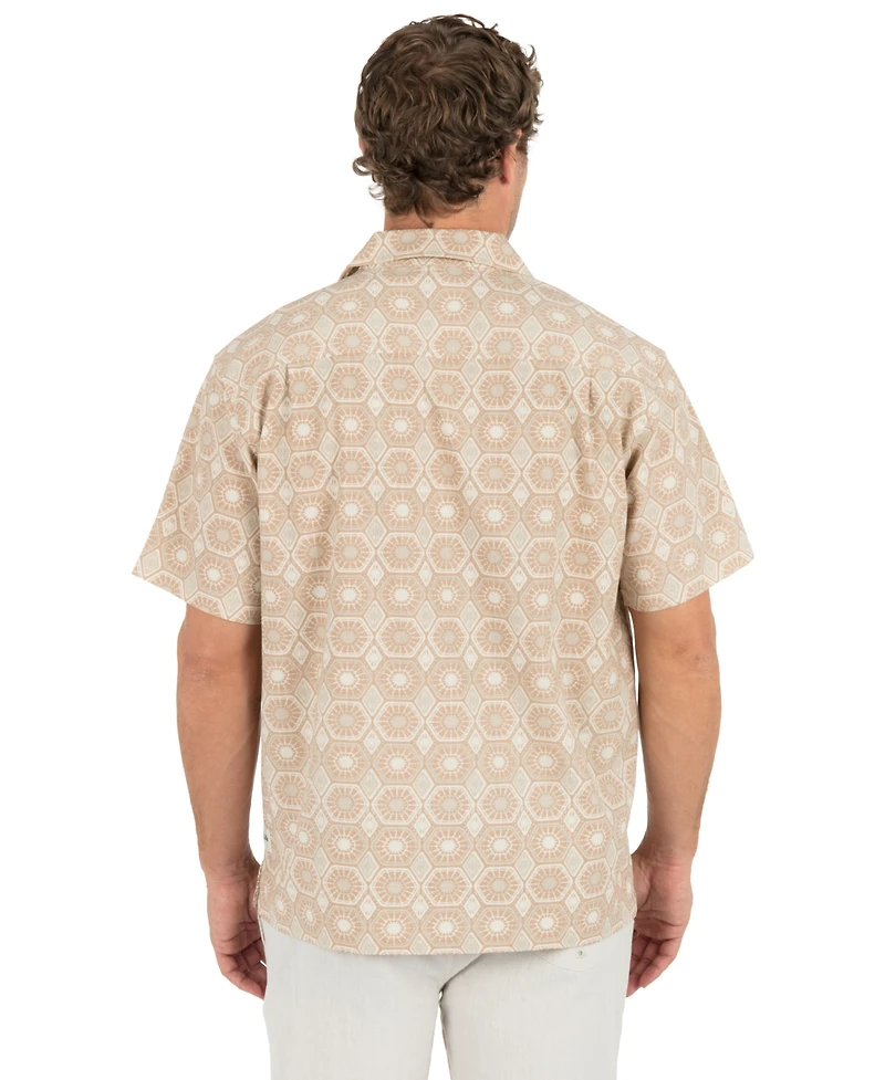 Hurley Men's Camp Collar Short-Sleeves Shirt