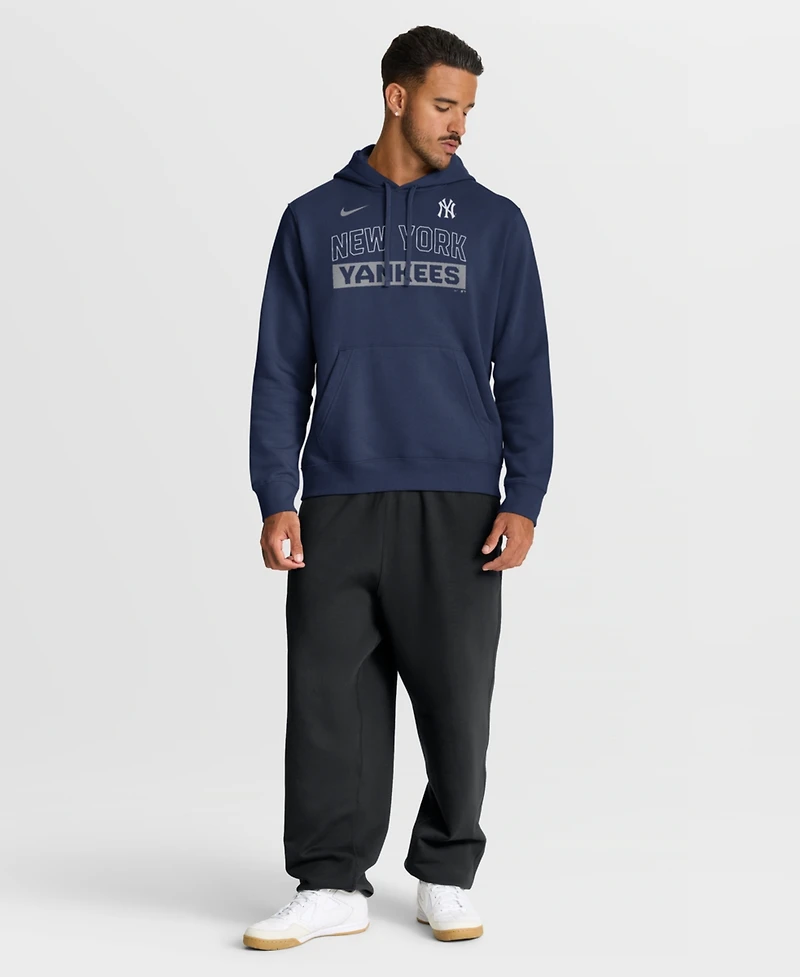 Nike Men's Navy New York Yankees Primetime Club Hoodie