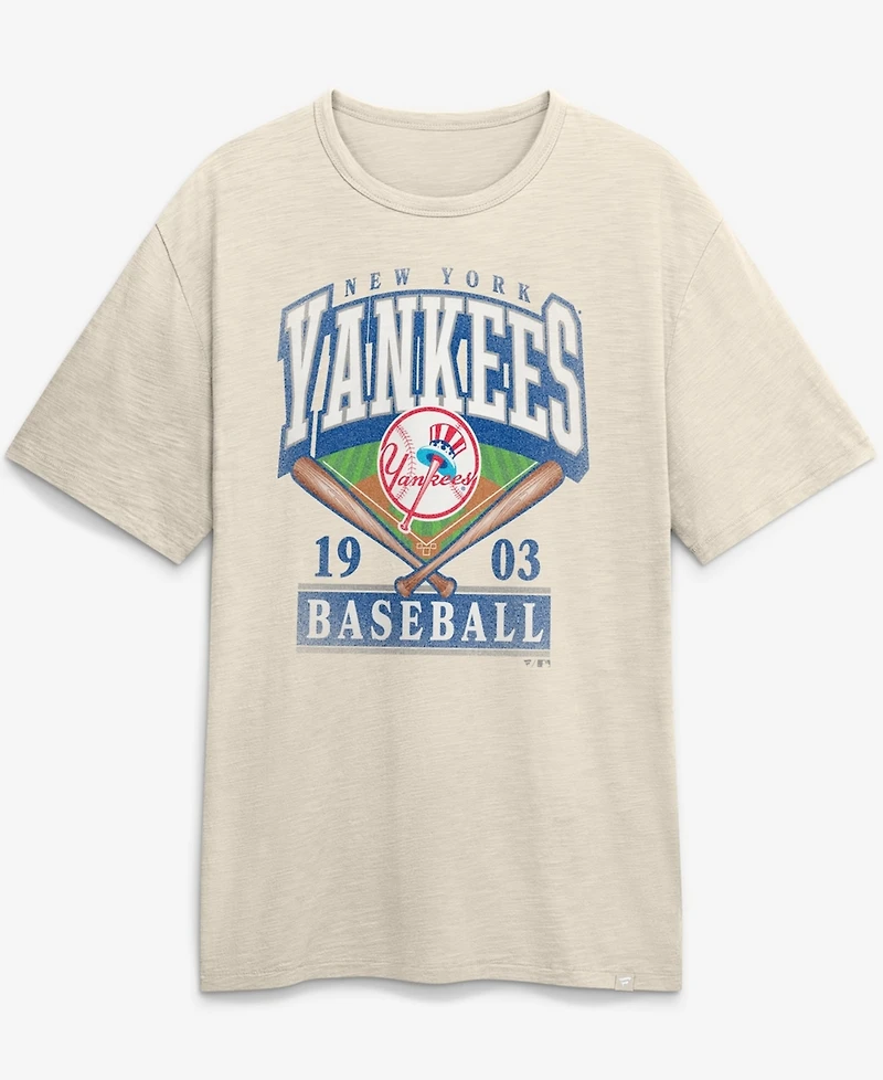Fanatics Men's Tan New York Yankees Stadium Slub T-Shirt
