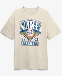 Fanatics Men's Tan New York Yankees Stadium Slub T-Shirt