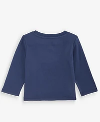 First Impressions Baby Boys' 3M-24M Mix & Match Long-Sleeve Cookie Taster T-Shirt, Macy's Exclusive