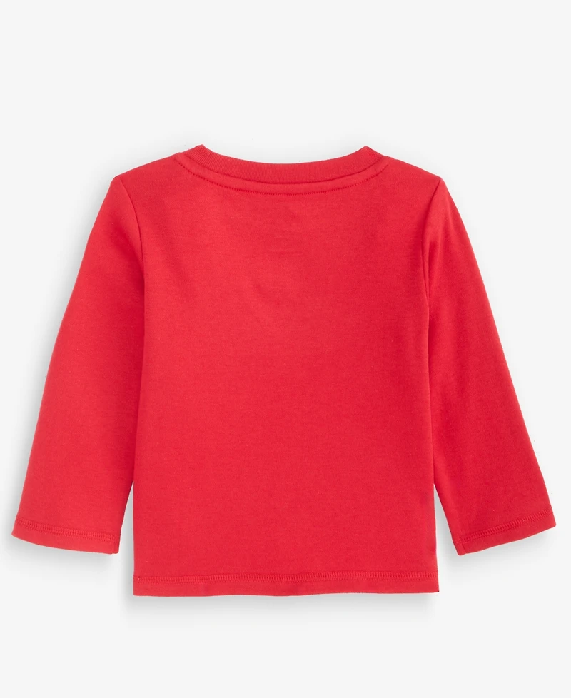 First Impressions Baby Boys' 3M-24M Mix & Match Long-Sleeve Silent Night T-Shirt, Macy's Exclusive