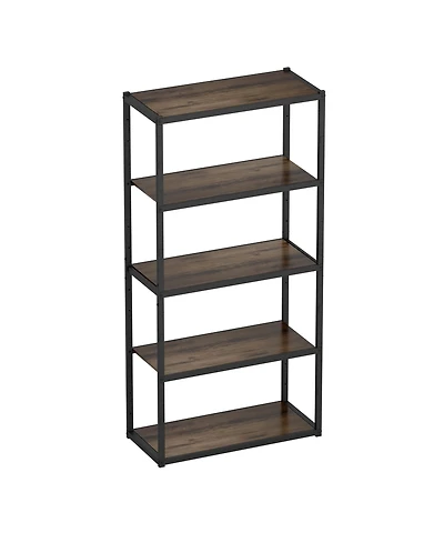 5-Shelf Heavy-Duty Adjustable Garage Storage Shelving