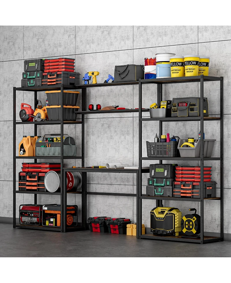 Heavy-Duty Garage Storage and Workstation System