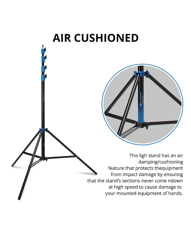 Flashpoint Pro Air-Cushioned Heavy-Duty Light Stand