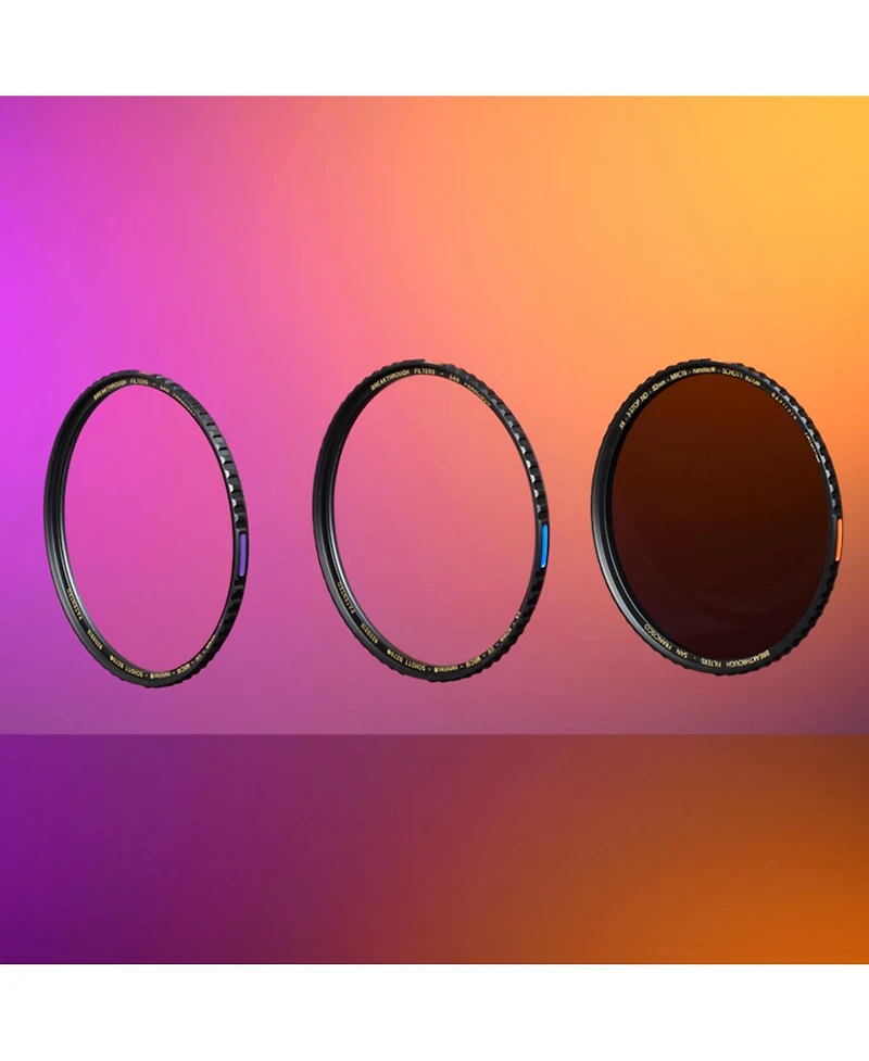 Breakthrough Photography Traction Filter, 6 Stop, Schott Glass, Nanotec Coating, Double Threaded