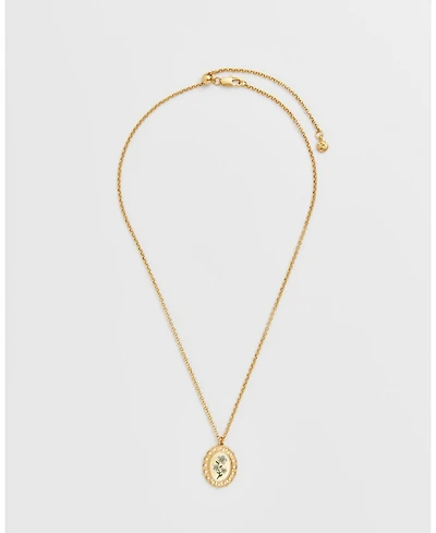 Fable England Forget Me Not Pearl Cameo Necklace