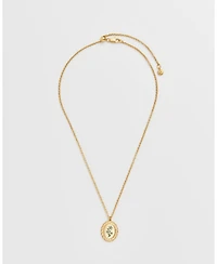 Fable England Forget Me Not Pearl Cameo Necklace