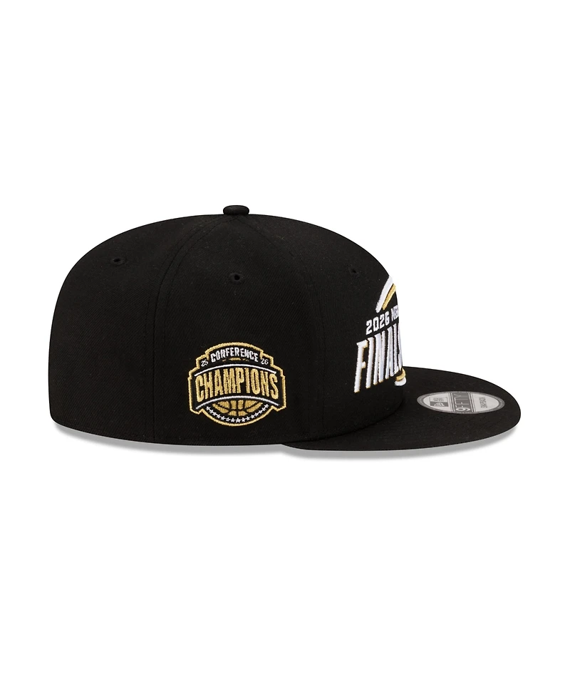 New Era Men's Black Oklahoma City Thunder 2026 Western Conference Champions Locker Room 9FIFTY Snapback Hat