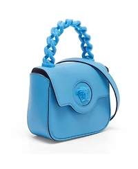 Pre-Owned Versace La Medusa Mini Leather Top Handle Bag