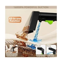 Topteng 800W Portable Carpet Cleaner with 16KPA Suction and Dual Tank for Home and Auto