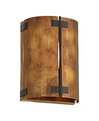 Possini Euro Design Possini Euro Julian 8 1/4"H Rustic Bronze Metal Wall Sconce Set of 2