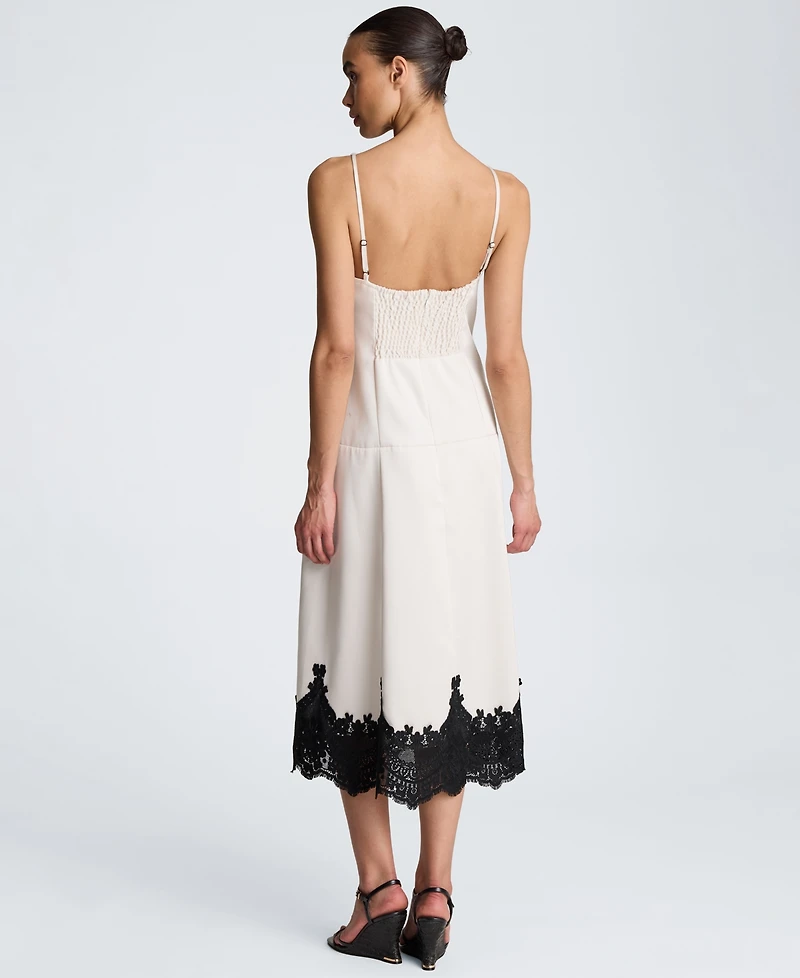 Kenneth Cole Women's Sleeveless V-Neck Midi Dress