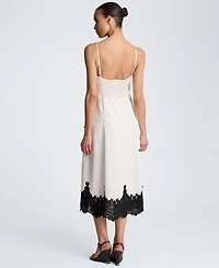 Kenneth Cole Women's Sleeveless V-Neck Midi Dress