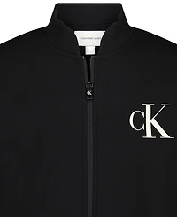 Calvin Klein Boys' 8-20 Long-Sleeve Bomber Sweatshirt