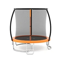 Ruie 8 feet Outdoor Heavy-Duty Recreational Trampoline with Enclosure Net Ladder