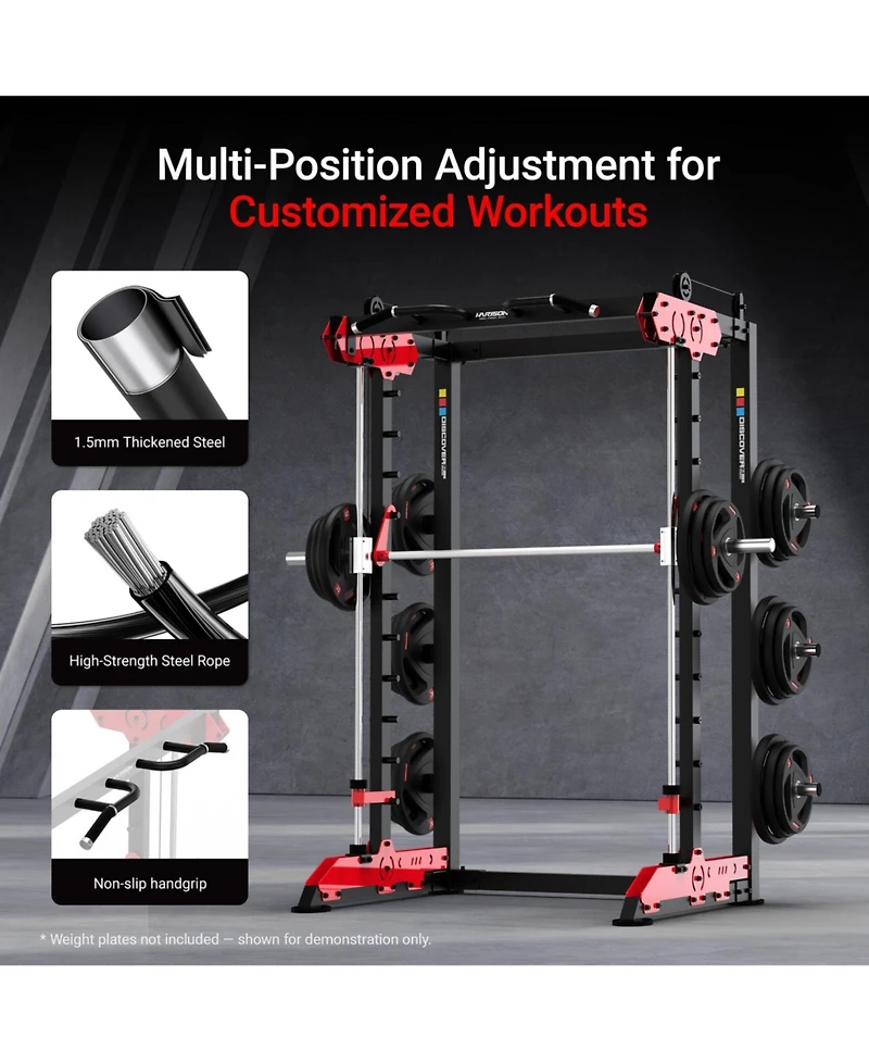 Harison Multifunction Power Squat Rack for Full-Body Strength Training (Hrm-G30815)