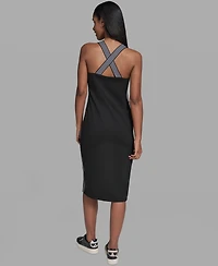 Karl Lagerfeld Paris Women's Sleeveless Scoop Dress