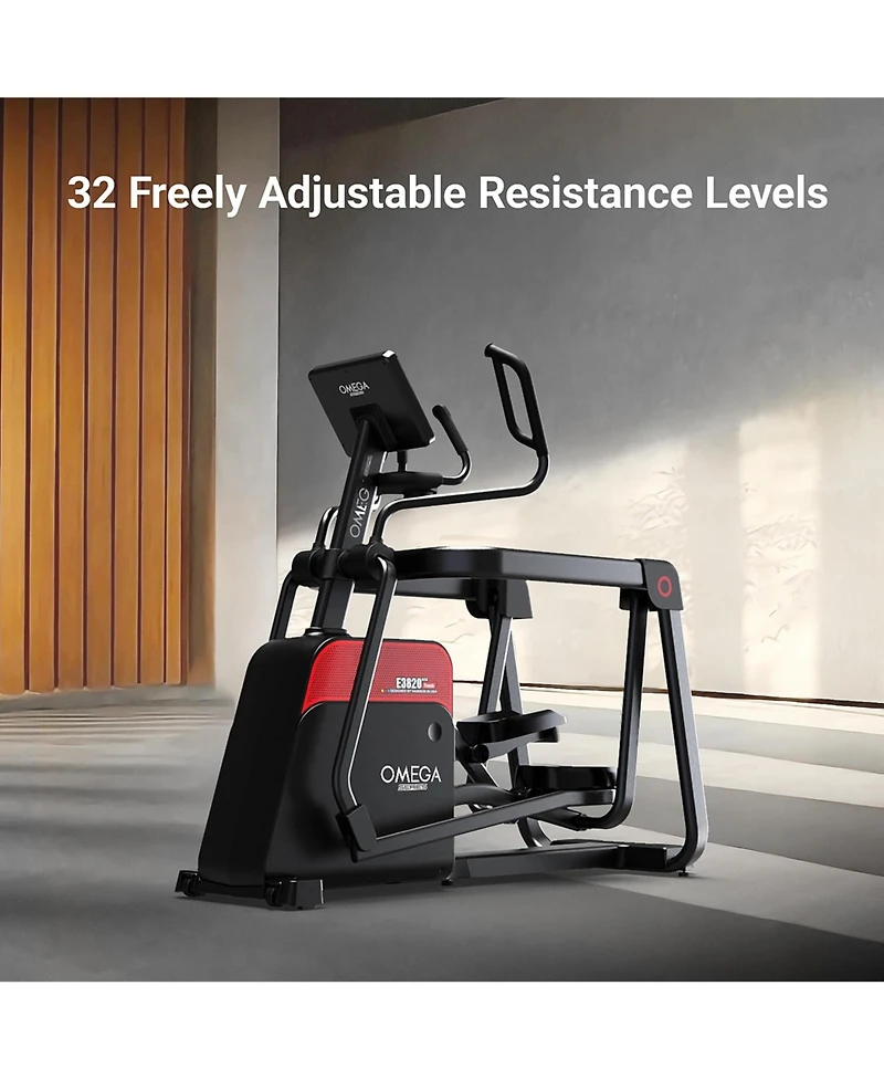 Harison Omega Commercial Elliptical with 32 Resistance Levels Hrm-E3820 Track)