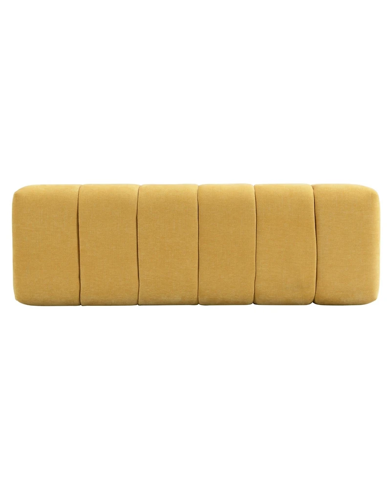 Flynama Chenille No-Assembly Dining Bench