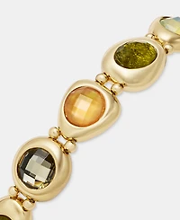 Anne Klein Stone Pebble Stretch Bracelet