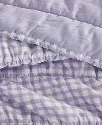 Linery & Co Gingham Quilt Set With Shams