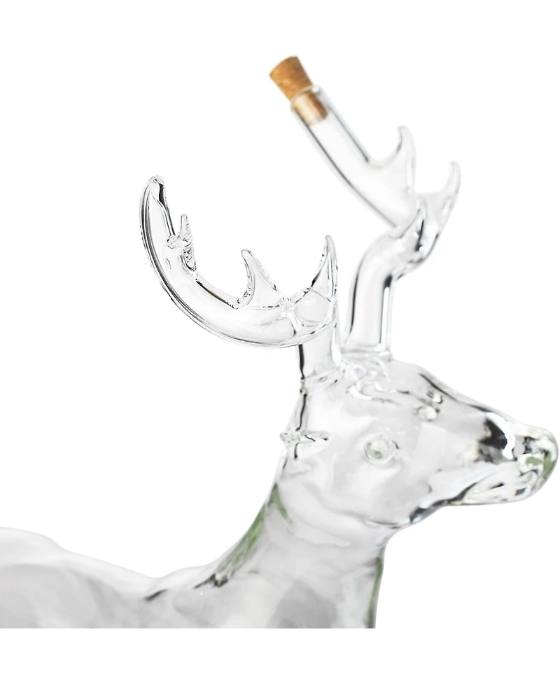 The Wine Savant Stag Antler 25 oz. Decanter