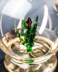 The Wine Savant Aloe Plant Shaped 25 oz. Tequila Decanter